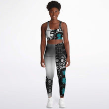 Load image into Gallery viewer, Padded Sports Bra & Leggings - AOP