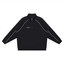 Load image into Gallery viewer, Reflection Striped Raglan Sleeve Jacket