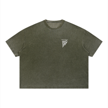 Load image into Gallery viewer, Unisex Vintage Wash Sunfade Boxy Waffle T-Shirt