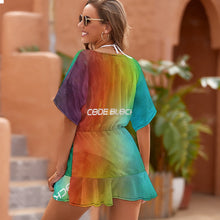 Load image into Gallery viewer, Ladies Thin Short Sleeve One Piece Dress