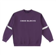 Load image into Gallery viewer, Oversized Crewneck Taped Sweatshirt