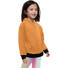 Load image into Gallery viewer, Little Girls' Zip Up Hoodie (H58)