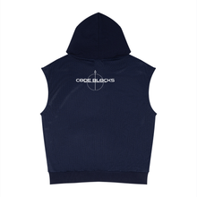 Load image into Gallery viewer, Unisex Panel Mesh Sleeveless Hoodie