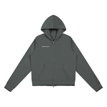 Load image into Gallery viewer, Women’s Raw Edge Full Zip Hoodie