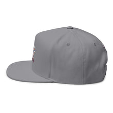 Load image into Gallery viewer, NY Floral Mosaic Embroidered Flat Bill Cap — New York Snapback Hat