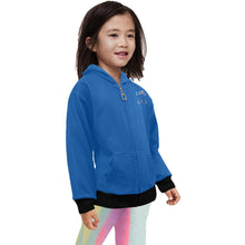 Load image into Gallery viewer, Little Girls' Zip Up Hoodie (H58)