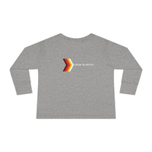 Load image into Gallery viewer, Retro Rainbow Arrow Toddler Long Sleeve Tee, Cute Kids Shirt, Birthday Gift, Toddler Fashion, Playtime Apparel