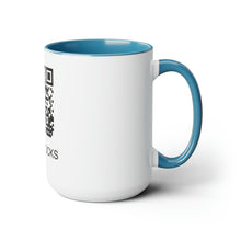 Load image into Gallery viewer, Two-Tone Coffee Mugs, 15oz