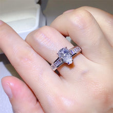 Load image into Gallery viewer, 3 Carat Moissanite 925 Sterling Silver Ring