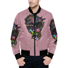 Load image into Gallery viewer, Men's All Over Print Quilted Bomber Jacket(Model H33)