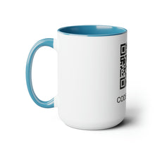 Load image into Gallery viewer, Two-Tone Coffee Mugs, 15oz