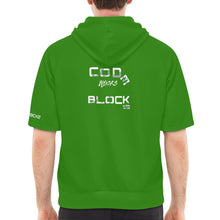 Load image into Gallery viewer, Men's Short Sleeve Fleece Hoodie (H54)