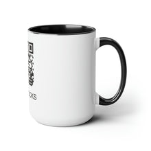 Load image into Gallery viewer, Two-Tone Coffee Mugs, 15oz