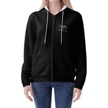 Load image into Gallery viewer, Women's Lightweight Zipper Jumper Sweatshirt Hoodie