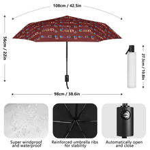 Load image into Gallery viewer, Fully Auto Open & Close Umbrella Printing Outside
