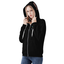 Load image into Gallery viewer, Womens All Over Print Zip Hoodie