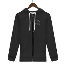 Load image into Gallery viewer, Womens All Over Print Zip Hoodie