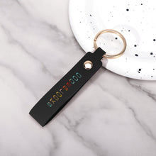 Load image into Gallery viewer, Handcraft Leather Loop Keychain