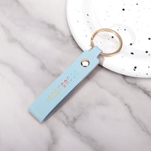Load image into Gallery viewer, Handcraft Leather Loop Keychain