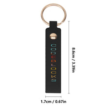 Load image into Gallery viewer, Handcraft Leather Loop Keychain