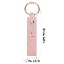 Load image into Gallery viewer, Handcraft Leather Loop Keychain
