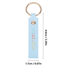 Load image into Gallery viewer, Handcraft Leather Loop Keychain
