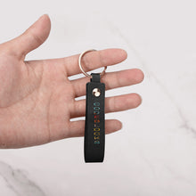 Load image into Gallery viewer, Handcraft Leather Loop Keychain