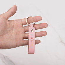 Load image into Gallery viewer, Handcraft Leather Loop Keychain