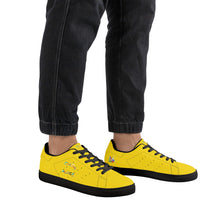 Load image into Gallery viewer, Mens Low Top Leather Sneakers