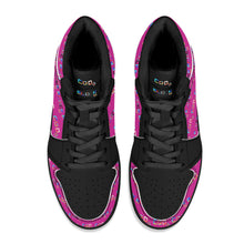 Load image into Gallery viewer, Mens Black High Top Leather Sneakers