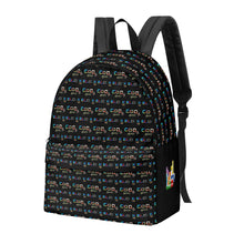 Load image into Gallery viewer, Printed + Embroidered New Backpack