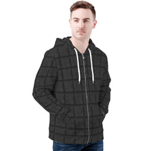 Load image into Gallery viewer, Mens All Over Print Zip Up Hoodie