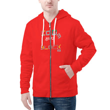 Load image into Gallery viewer, Mens All Over Print Zip Up Hoodie