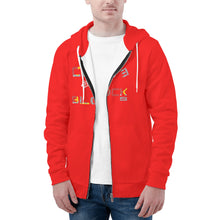 Load image into Gallery viewer, Mens All Over Print Zip Up Hoodie