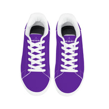 Load image into Gallery viewer, Mens Low Top Leather Sneakers