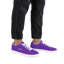 Load image into Gallery viewer, Mens Low Top Leather Sneakers