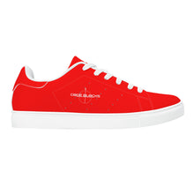 Load image into Gallery viewer, Mens Low Top Leather Sneakers