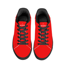 Load image into Gallery viewer, Mens Low Top Leather Sneakers