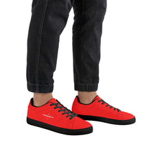 Load image into Gallery viewer, Mens Low Top Leather Sneakers