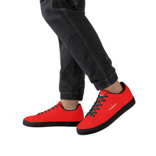 Load image into Gallery viewer, Mens Low Top Leather Sneakers