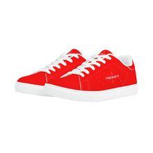 Load image into Gallery viewer, Mens Low Top Leather Sneakers