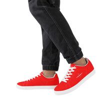 Load image into Gallery viewer, Mens Low Top Leather Sneakers