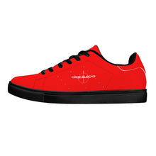 Load image into Gallery viewer, Mens Low Top Leather Sneakers
