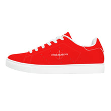 Load image into Gallery viewer, Mens Low Top Leather Sneakers