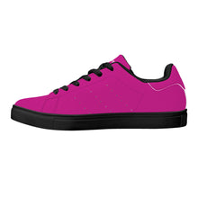 Load image into Gallery viewer, Womens Low Top Leather Sneakers