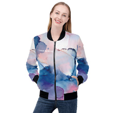 Load image into Gallery viewer, Womens Zip Up Bomber Jacket