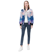 Load image into Gallery viewer, Womens Zip Up Bomber Jacket