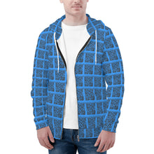 Load image into Gallery viewer, Mens All Over Print Zip Up Hoodie