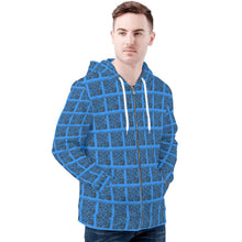 Load image into Gallery viewer, Mens All Over Print Zip Up Hoodie