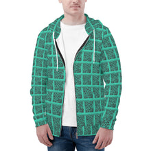 Load image into Gallery viewer, Mens All Over Print Zip Up Hoodie